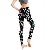 Milk Silk Printed Abstract Letter Cropped