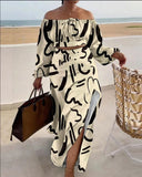Autumn Fashion Casual Shoulder-Strapped Holiday Dress Two-Piece