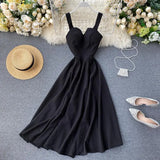 2021 Sexy V-neck Vintage Back Bandage Dress Women Summer Elegant Big Swing Long Party Dress Female Green Beach