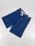Year's Popular Street Y2K Jeans, Sports Trousers, Hip-Hop Cartoon Embroidery, Retro Blue