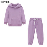 Fashion Child Set matching hoodies Two Piece Set Family Pullover Sweatshirts 2020 clothes for girls boys