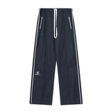 Zingj Hip-Hop Sweatpants Summer New Men And Women Loose Straight Tube Drop Side Zipper Casual