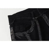 Sense Line High Waist Micro Bell-bottom Black Jeans Women Thin Tall Loose Wide Leg Mopping Pants Neutral Denim