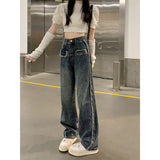 Zingj 2024 New Loose Straight Leg Pants Mop The Floor-Outfit
