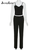 Fashion Urban Women's Clothing Summer 2022 Camis Tops And High Waist Pencil Pants Sets Office Outfits Two Piece