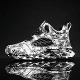 Hip Hop Street Dance Shoes Graffiti Running Shoes Brand Designer Platform Chunky Sneakers Lace Up Sports Jogging