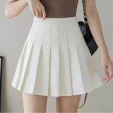 Skirts 100-Fold Skirt Women Autumn And Winter High-Waisted Small College Style Half-Dress Summer Skirt Large Size A Word Thin Lattice