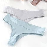 Women's Cotton Thong Panties String Underwear Women Briefs Sexy Lingerie Pants Intimate Ladies Low-Rise