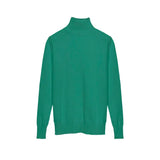 2021 Autumn Winter Slim Basic Sweater Women Jumper Turtleneck Knitted Tops Pullovers White