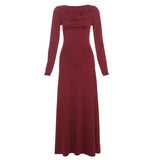 2025 Autumn And Winter Women's New Pure Color Temperament High-End Sense Collar Body