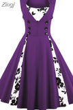 5XL Big Size Women Robe Pin Up Dress Retro Vintage 1950s 60s Rockabilly Swing Summer female Dresses Elegant Tunic