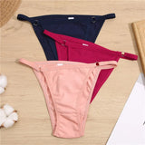 Women's Cotton Briefs Sexy Low Waist Underwear Female Underpant Soft Woman Panty Plus Size Lingerie