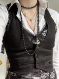 corset top with button