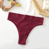 Seamless Women's Panties High Waisted Thongs Woman Comfortable Briefs S-XL Sexy Underpants For Women 9