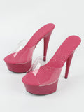 Zingj Car Model Wedding Spring Summer Party Breathable Stylish Nightclub Stiletto Sky High