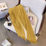 Women's Casual Pants 2025 Suit Fabrics With New Thin Casual Pants Commuting Suit Pants