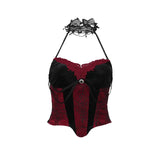 Summer New Spice Girl Vest Fashion Colour Temperament, Slim Waist Girdle, Neck Suspender And