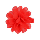 Pcs/lot Chiffon Petals Flower Hair Clips For Baby Girls Solid Hairpins Headdress Barrettes Floral Headwear Hair