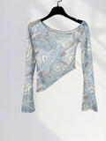 Zingj Beautiful Inclined Shoulder Jazz Dance Dress Irregular Design Sense Short Hot Girl Off The Shoulder Short Gauze