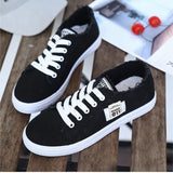 Zingj Canvas Shoes Women's Shoes Autumn 2023 New Round Head Shallow Mouth Student Single Shoes Korean Version Of Small White