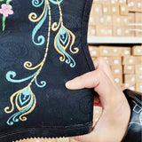 Zingj 2023 Autumn And Winter New Hanfu Embroidered Cloth Shoes High Boots And Velvet National Wind Square Dance