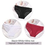 3PCS/Set Transparent Mesh Women's Panties Low Waist Ladies Briefs Female Underpants Fashion Girl Panty Lingerie
