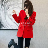 Zingj Spring And Autumn New Small Suit Jacket Female Hot Style Temperament Leisure Slim Show Thin Students Small Suit