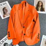 Suit Jacket Woman 2025 Spring And Autumn New Leisure Temperament Fried Street Suit Korean Version Suit Suit Dress