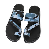 Zingj Toe Slippers Female 2024 New Camouflage Fashion Flat Casual Wear Beach Women's