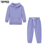 Fashion Child Set matching hoodies Two Piece Set Family Pullover Sweatshirts 2020 clothes for girls boys