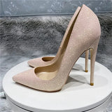 green Gretel bling stiletto shoes 12cm 10cm 8cm high heels pointed toe handmade good quality women pumps LF029