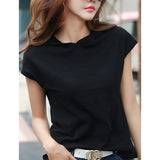 Femininas 2021 T Shirt Hooded T-Shirt Women Short Sleeve Summer Tops Vetement Femme Tshirt Plus Size Poleras De