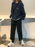 plain oversized sweatshirt with