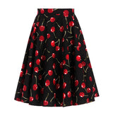 Animal Leopard Retro Vintage 50s Skirt Women Ladies A Line Midi Floral Print 2022 Sexy High Waist Swing Pinup