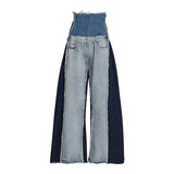 Trend Jeans Women's 2025 New High Waist Loose Thin Color Long Bell Bottoms Mop Pants