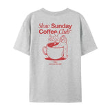 Slow Sunday Coffee Club Graphic Tee-Outfit