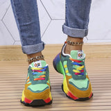 And Autumn 2024 New Large-Size Thick-Soled Daddy Shoes Leisure Color Soles Muffin Women's Shoes Large-Size
