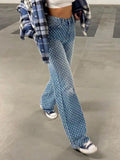 vintage high rise boyfriend jeans with all over fringe