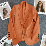 Suit Jacket Woman 2025 Spring And Autumn New Leisure Temperament Fried Street Suit Korean Version Suit Suit Dress