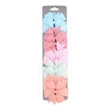 Pcs/set Grosgrain Ribbon Solid Hair Bows With Clip Cute Girls Hair Clips Hairpins Barrettes Headwear Kids Hair