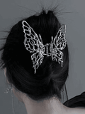 Hollow Out Butterfly Large Hair Claw- Outfit