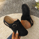 Trade Bao Head Half Slippers Women 2025 New With Slope And Large Size Hollow