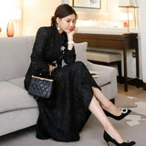 Winter Elegant OL Winter Korean Version Woolen Short Coat Skirt Suit Big Swing Casual Evening Party 2 piece