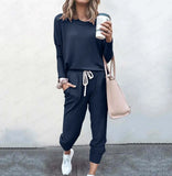 Zingj Spot Autumn And Winter New Women's Style Loose Solid Color Long Sleeve Casual