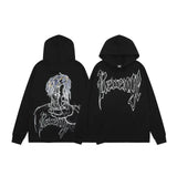 Brand Sweater Keel Smoke Couple Skull Men And Women Loose High Street Pure Cotton