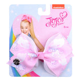 Bows Jojo Siwa Rainbow Printed Knot Ribbon Bow For Girls Handmade Boutique Hair Clip Children Hair