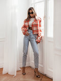 New Fashion British Suit Collar Lattice Short Hair