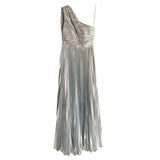 Lay-Back Dress 2025 Spring New Temperament Fashion High-Waist Zipper Big Dress Party Dress Dress