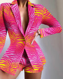 Independent Station New Fashion Fashion Suit Printed Shorts Set