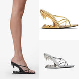 Spring Show Dental Alien And Women's High-Heere Slippers Show Trend And